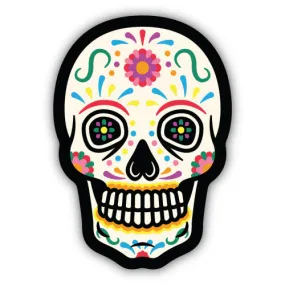 Sugar Skull Waterproof High Quality Vinyl Sticker