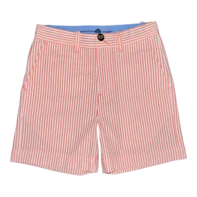 Sweetgrass Shorts - Carolina Coral Seersucker