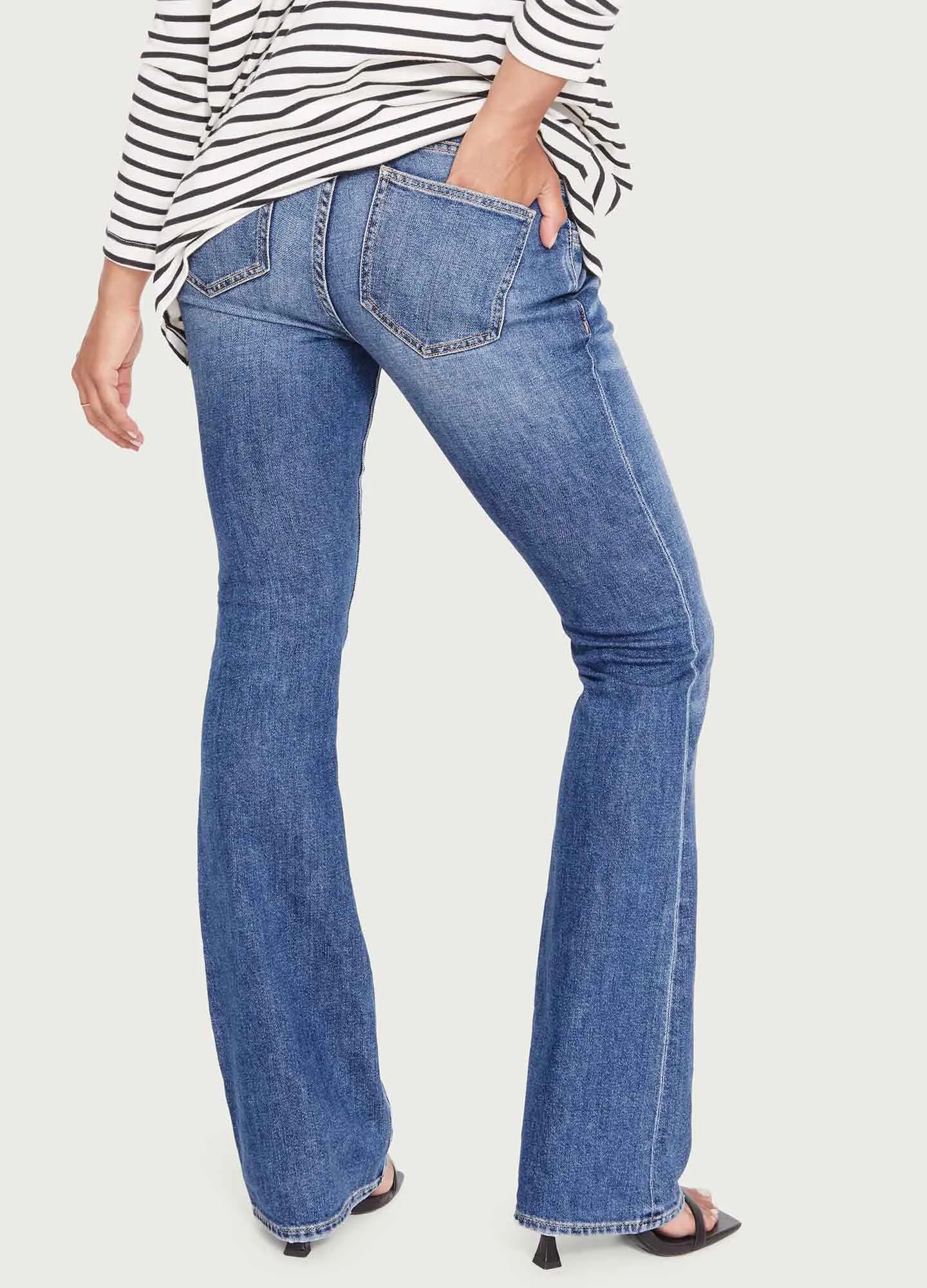 The Over The Bump Maternity Flare Jean