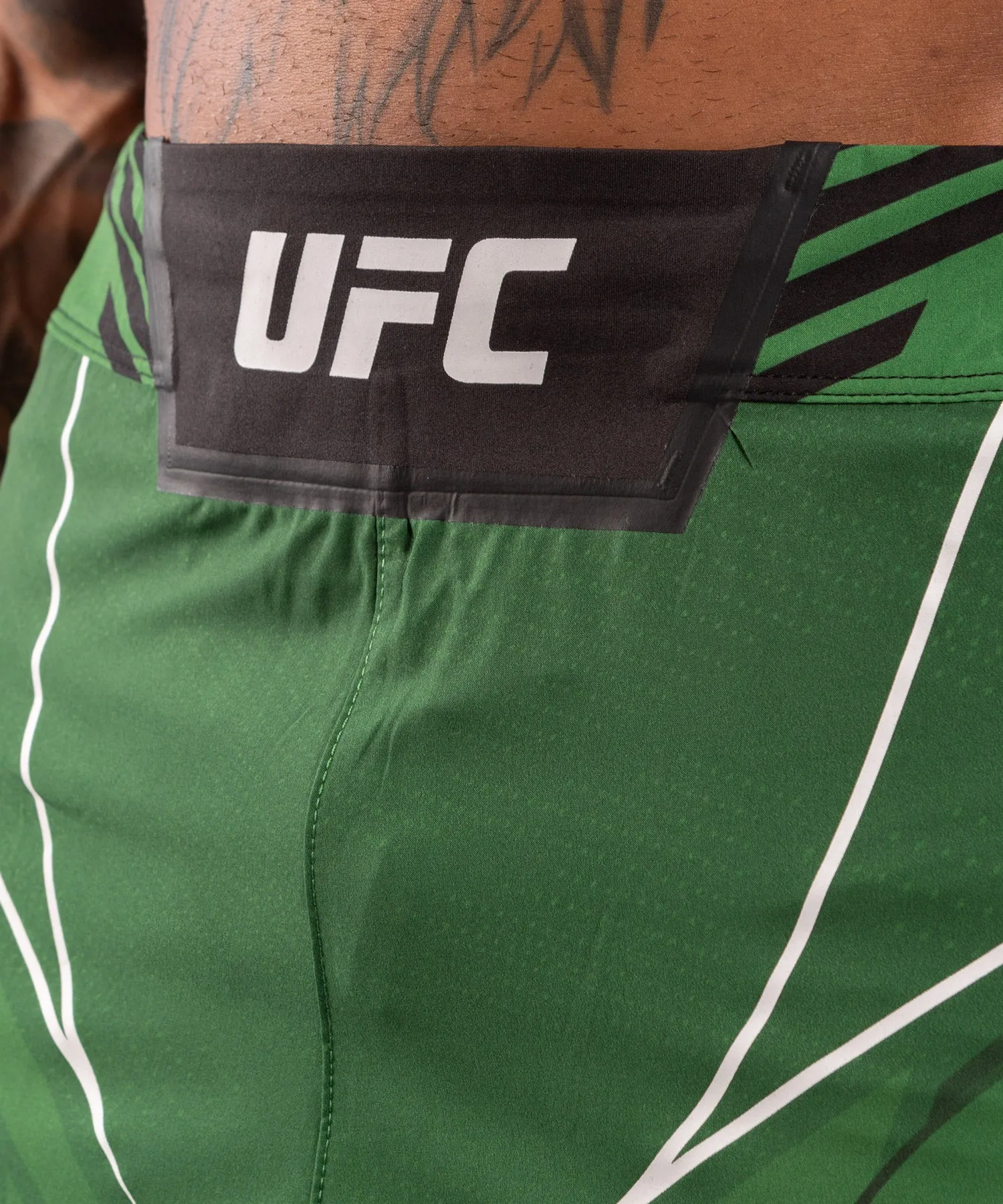 UFC Venum Authentic Fight Night Men's Shorts - Long Fit - Green