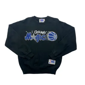 Vintage 90s Black NBA Orlando Magic Spell-Out Sweatshirt - Medium