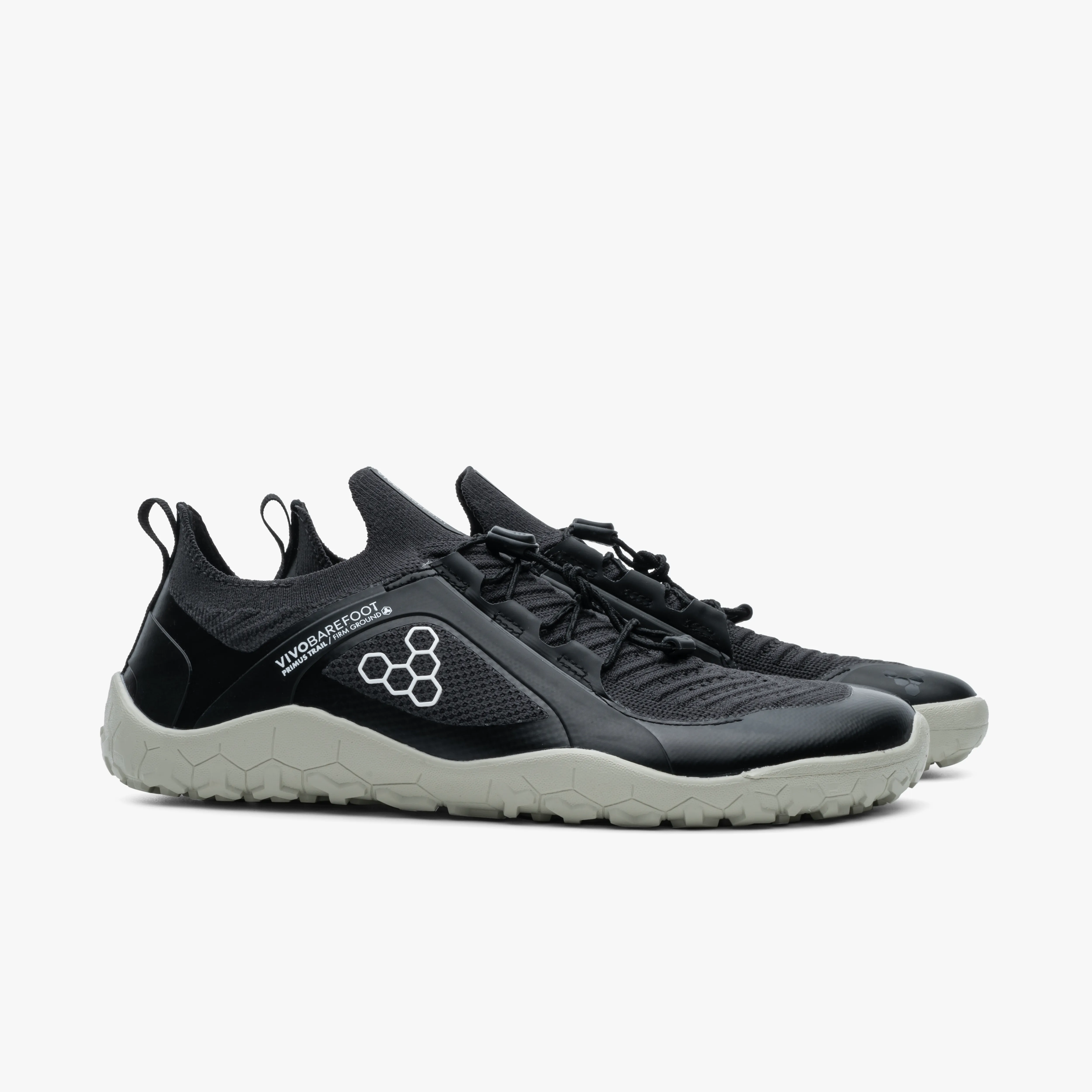 Vivobarefoot Primus Trail Knit FG Mens – Obsidian/Pelican